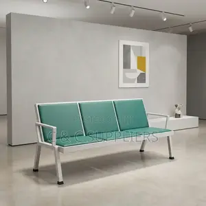 Green 3-Seater Waiting Bench