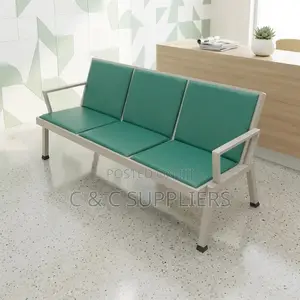 Green 3-Seater Waiting Bench