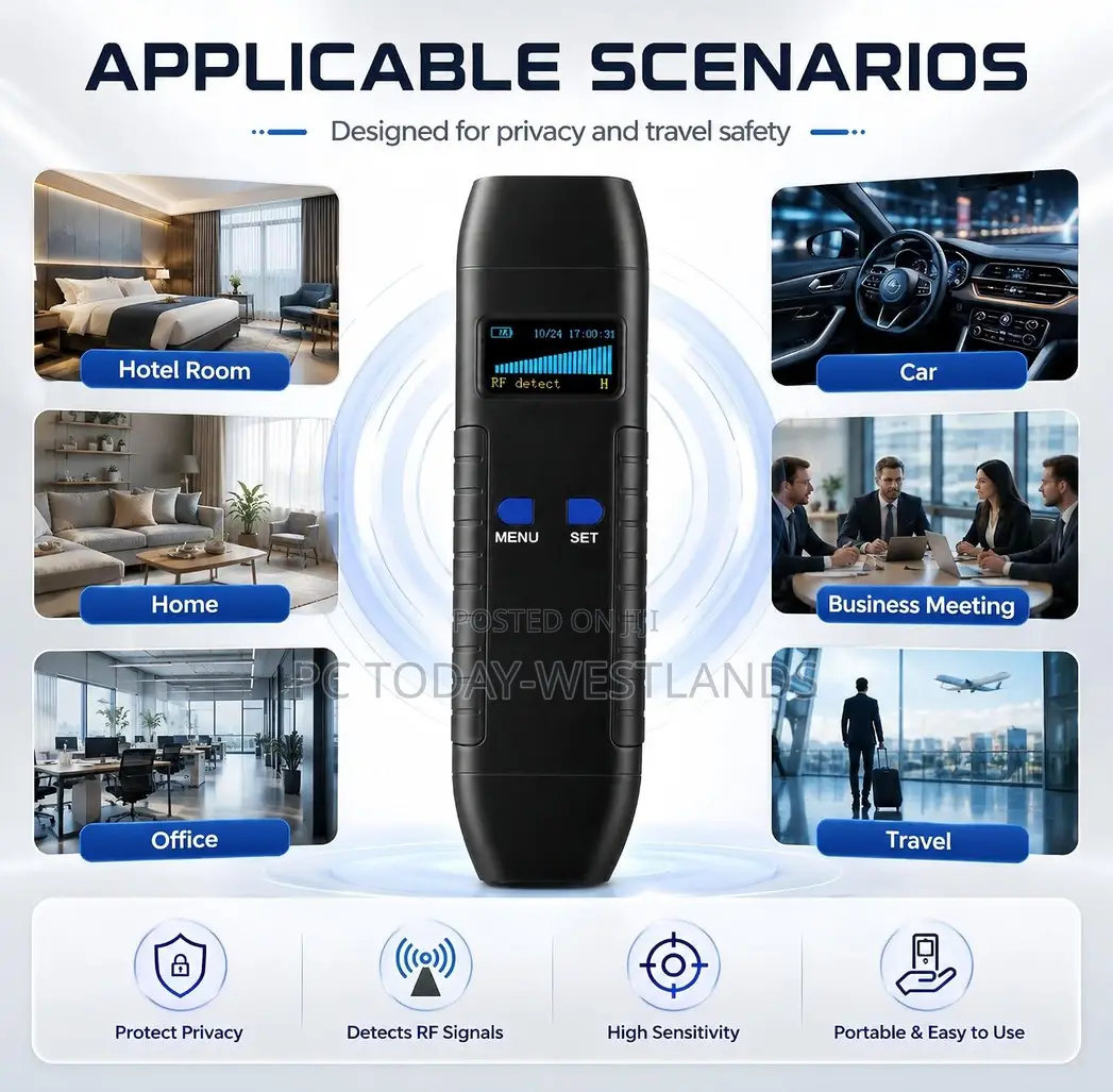 KAXYUYA Hidden Camera Detector, RF Signal Scanner Anti Spy Device