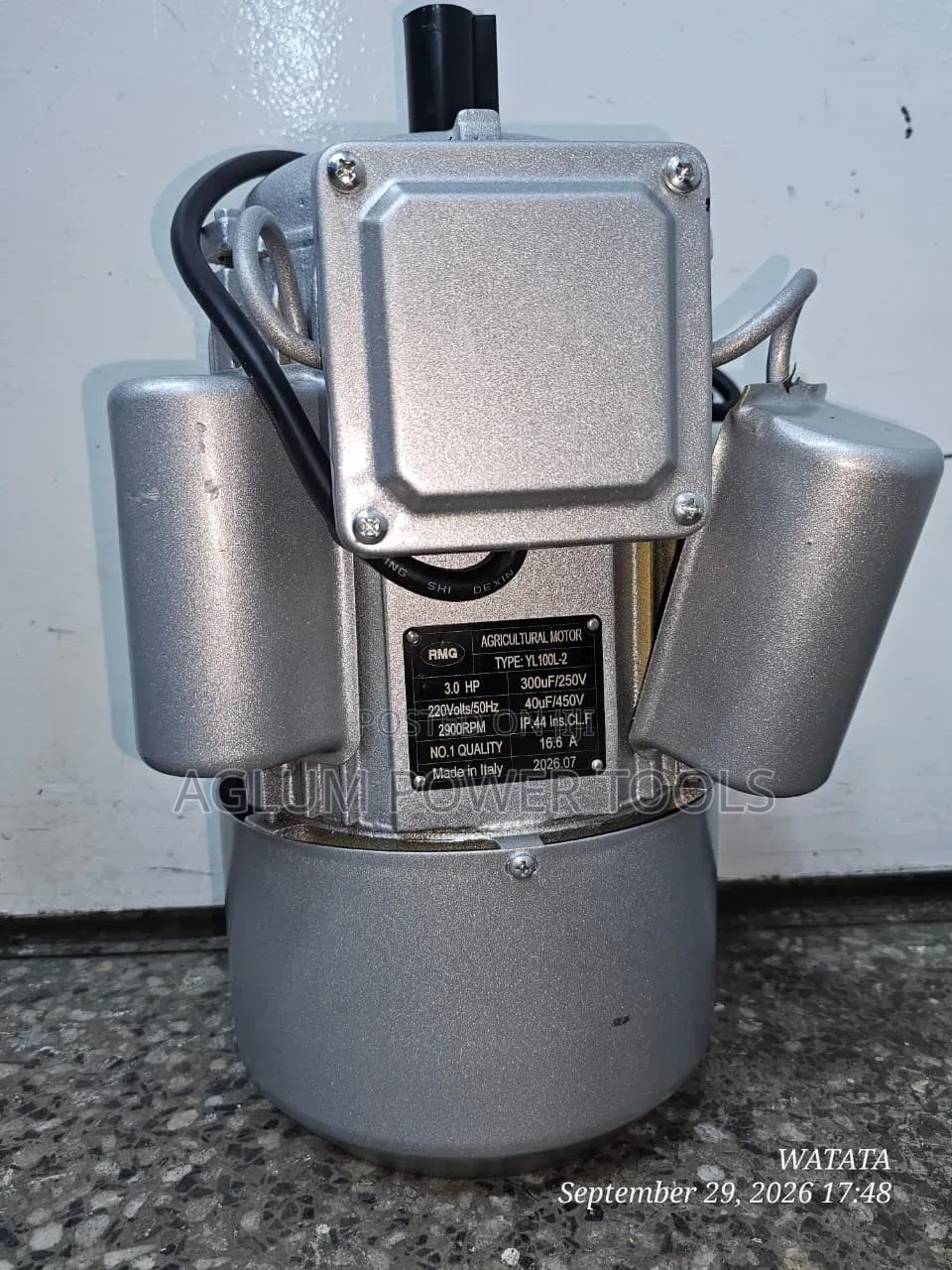 3HP High Speed Motor 2900RPM