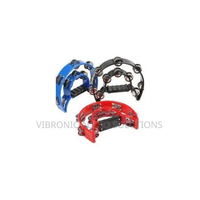 Tambourine Half Moon Plastic