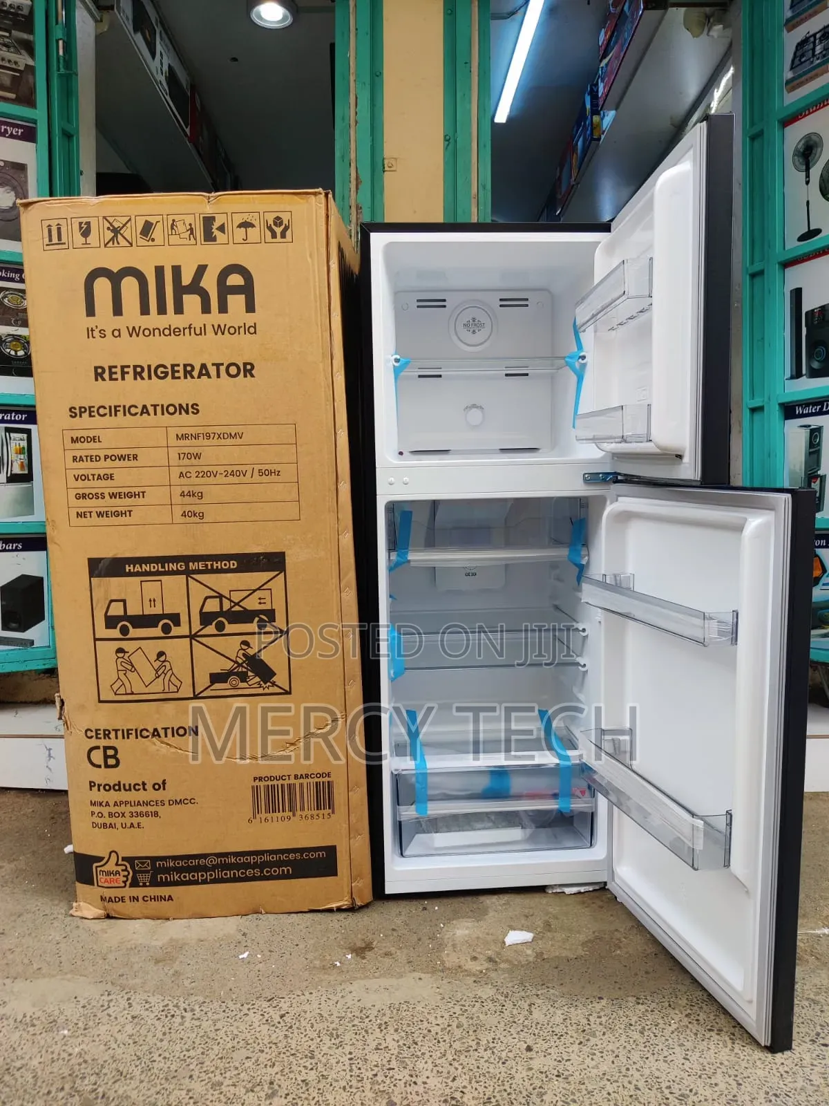 *Mika Fridge 197L NO FROST With Twin Inverter Technology.