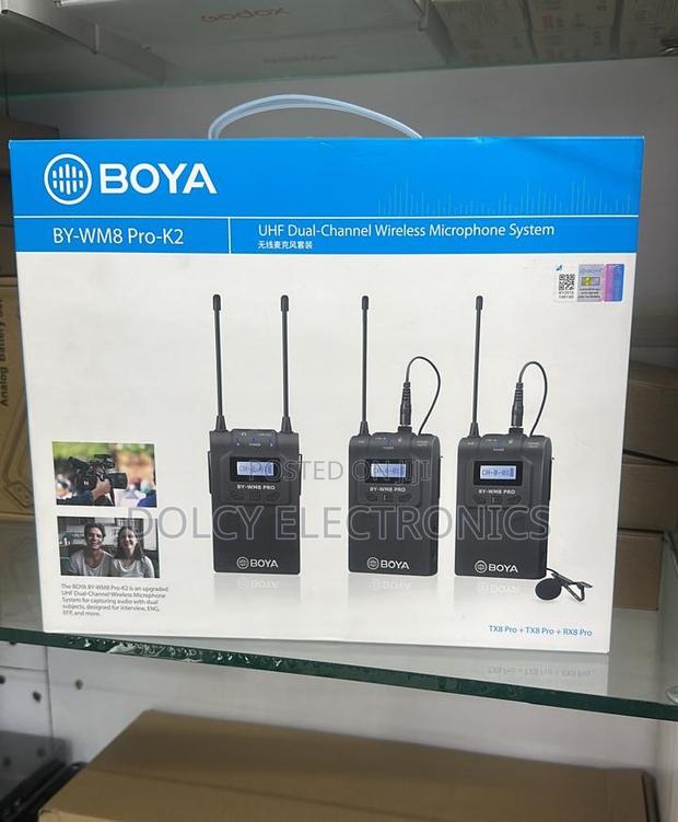 Boya Wireless Microphone by-Wm8 Pro-K2 - thumbnail 2