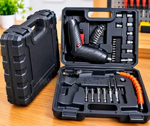 47pc Rechargeable Drill Screw Driver Tool Box Set