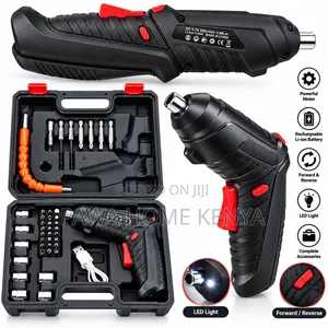 47pc Rechargeable Drill Screw Driver Tool Box Set