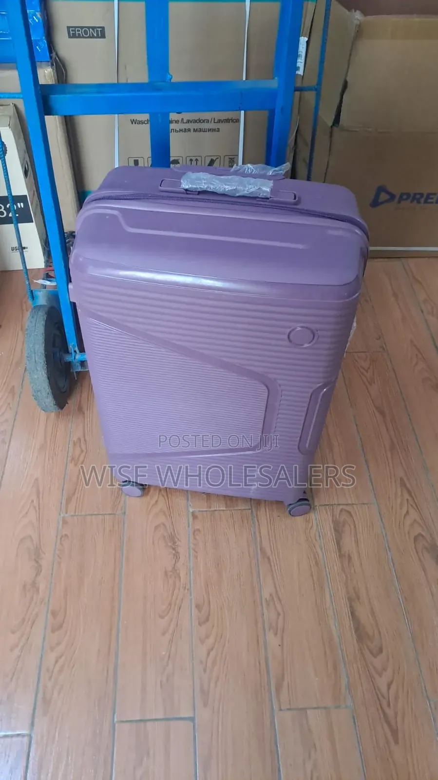 Rubber Large Suitcase Doube Zip High Quality Travelling Bag