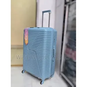 Rubber Large Suitcase Doube Zip High Quality Travelling Bag