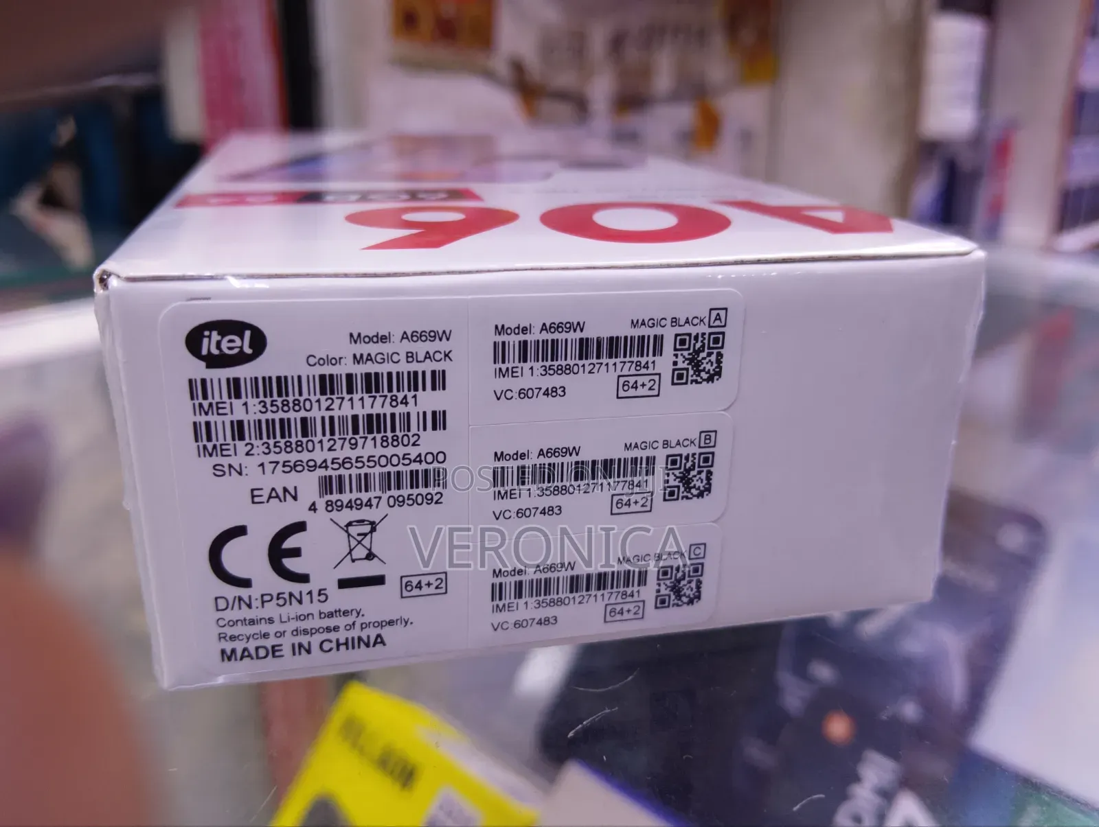 New Itel A06 64 GB Black