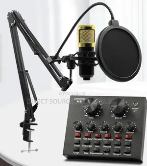 New Condenser Microphone for Clear Recording