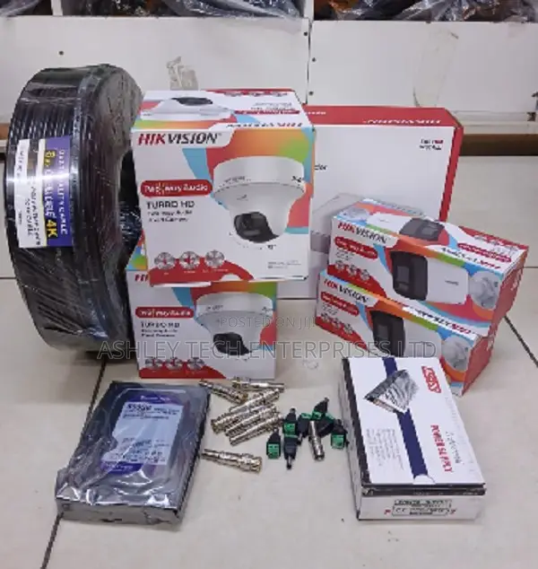Hikvision 4CH HD CCTV Kit With 2-Way Audio