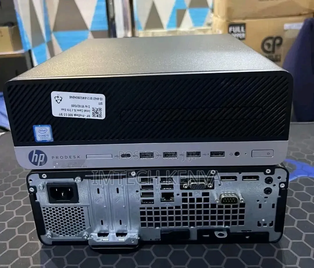 Desktop Computer HP ProDesk 600 G3 8GB Intel Core i5 HDD 500GB