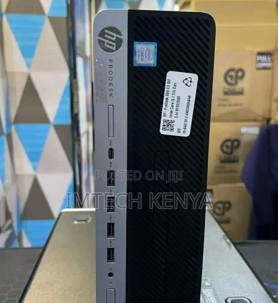 Desktop Computer HP ProDesk 600 G3 8GB Intel Core i5 HDD 500GB