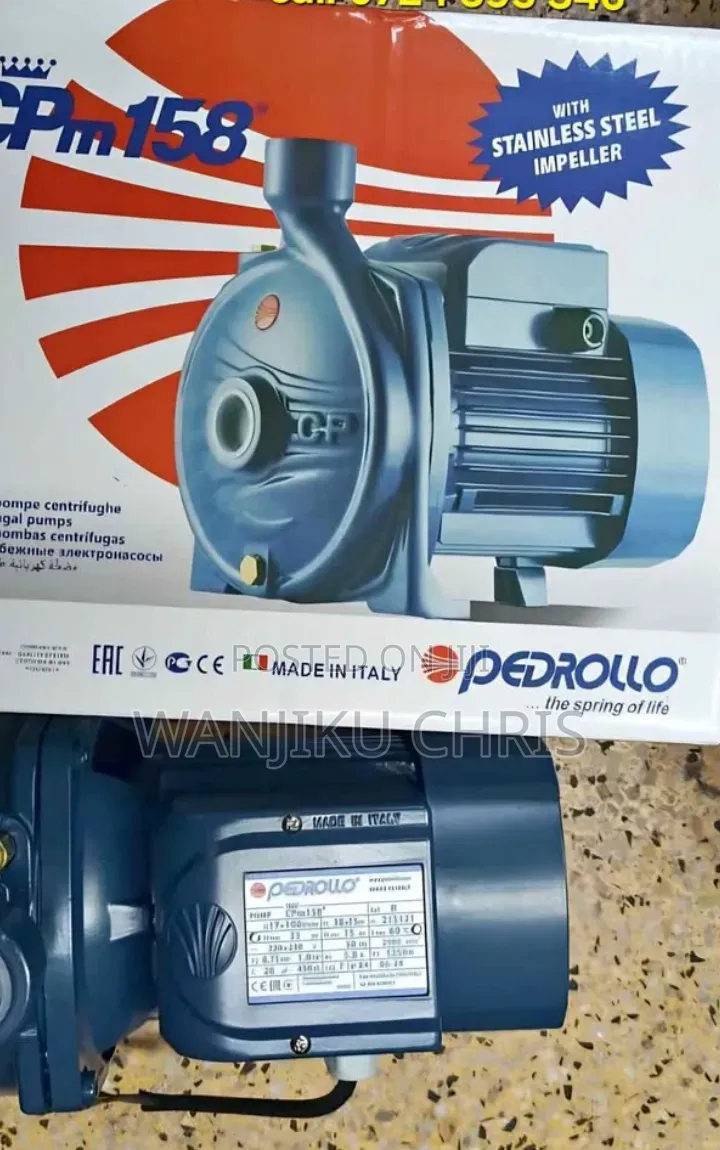 Pedrollo Water Pump 1HP