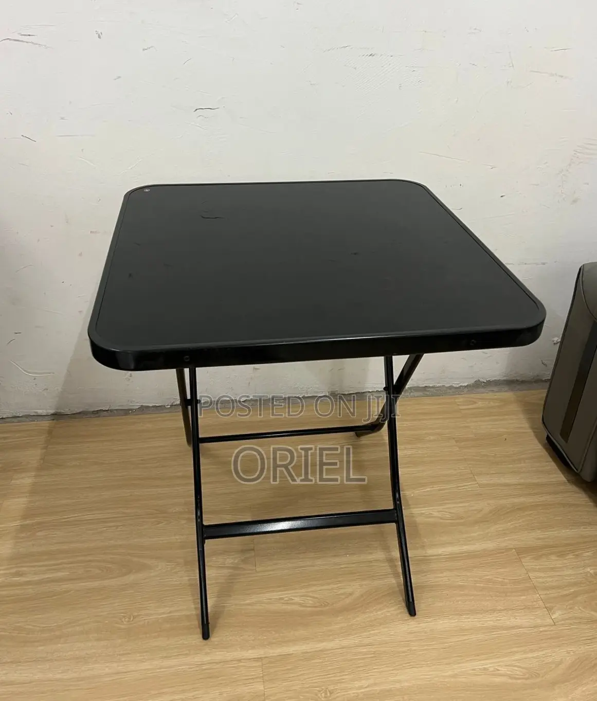 Office Table : Foldable Black Office Table