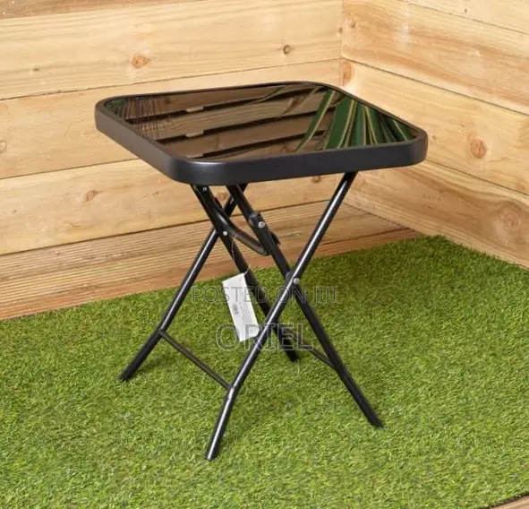 Office Table : Foldable Black Office Table