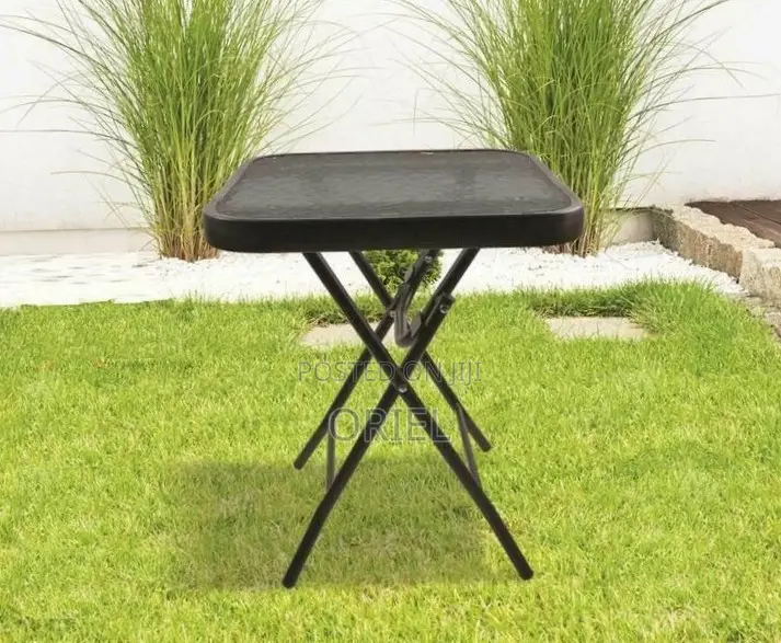 Office Table : Foldable Black Office Table