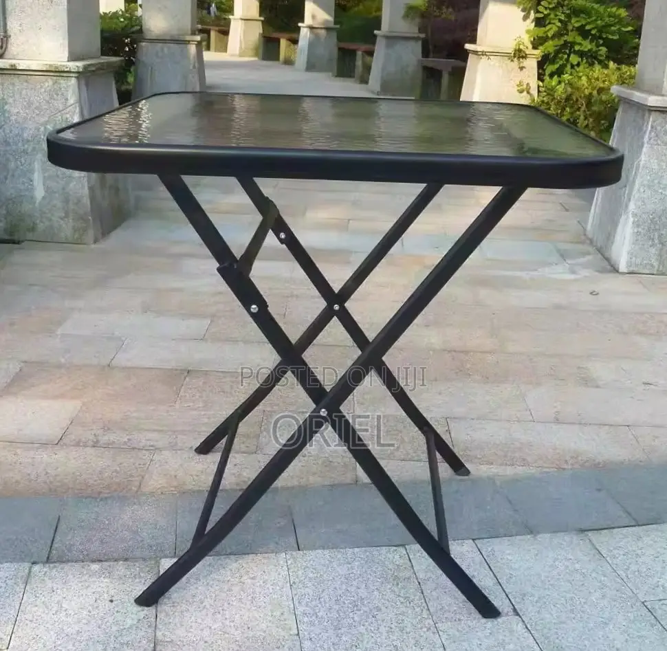 Office Table : Foldable Black Office Table