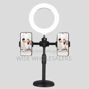 Double Stand Holder With 6inch Ringlight