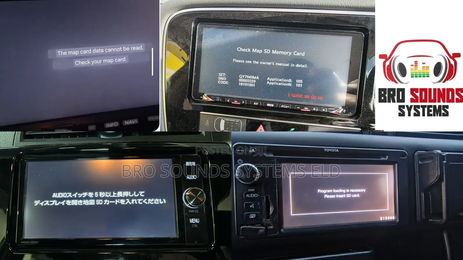 Map Sd Card Error / Please Insert Sd Card / Correct Map Disk Solution
