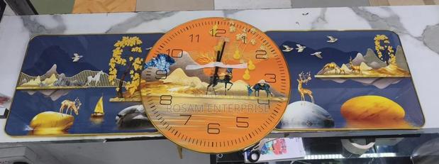 Elegant Wall Clock Wall Art Set - main view