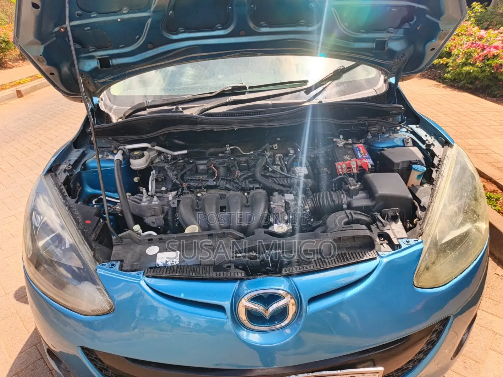 Mazda Demio 2012 Blue