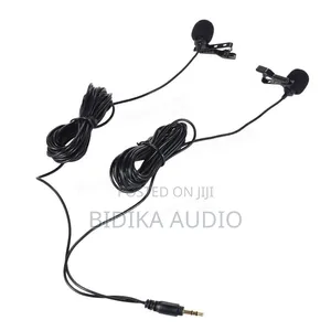 BOYA BY-LM300 Dual Lavalier Microphone Omni-Directional Condenser
