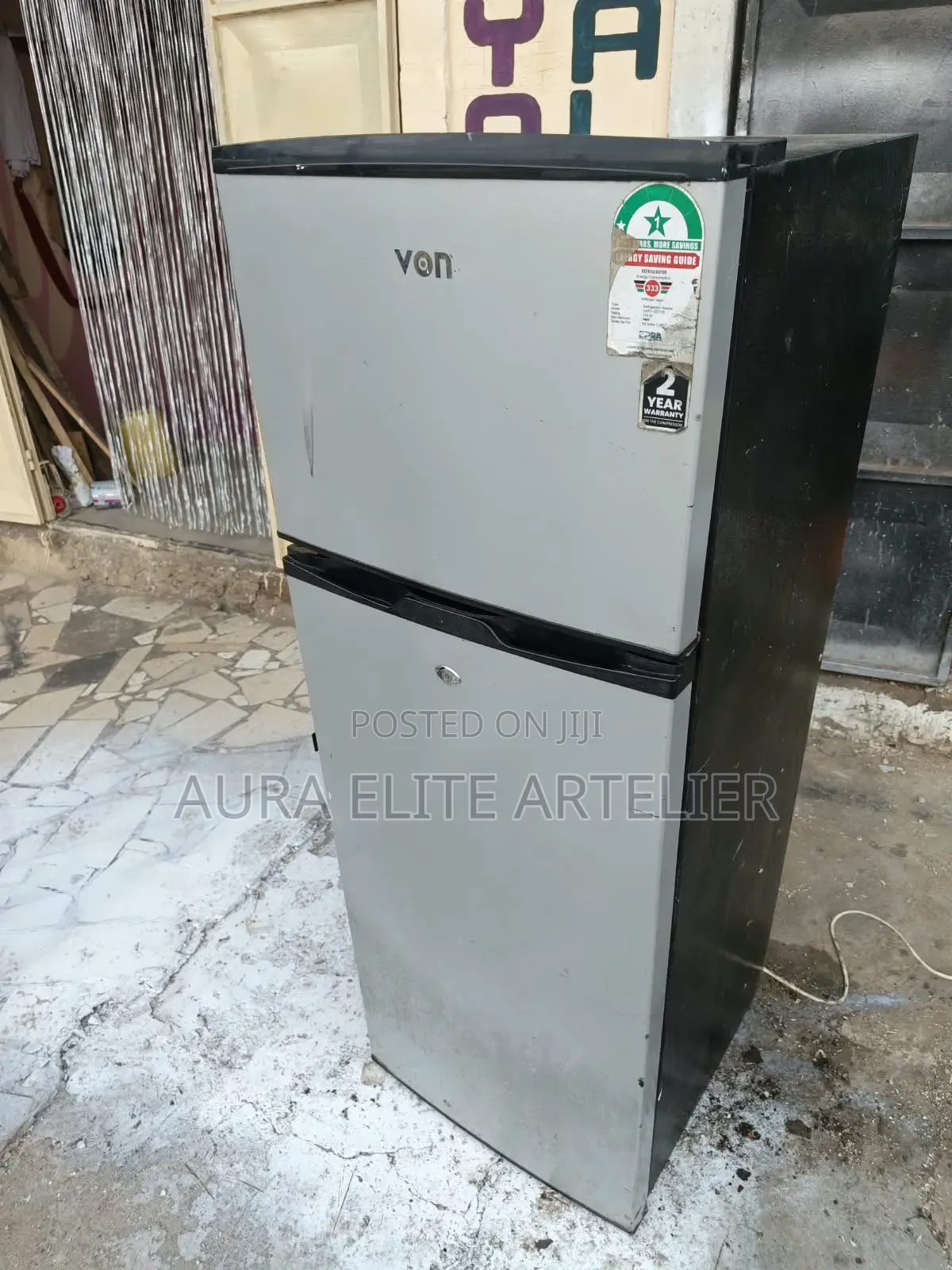 Von 150ltr Fridge 2door