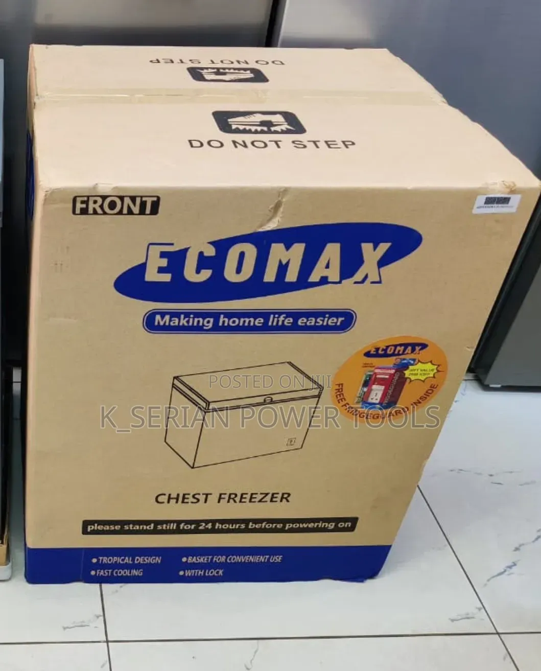 Ecomax 219litres Freezer With FREE Fridge Guard