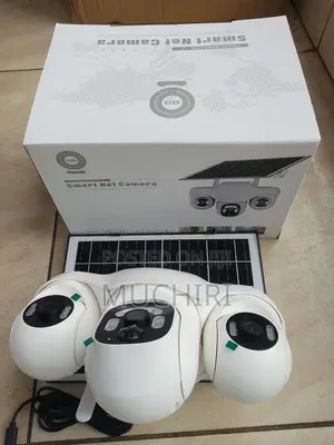 V380 4G 3 Lens PTZ Strong Battery Camera
