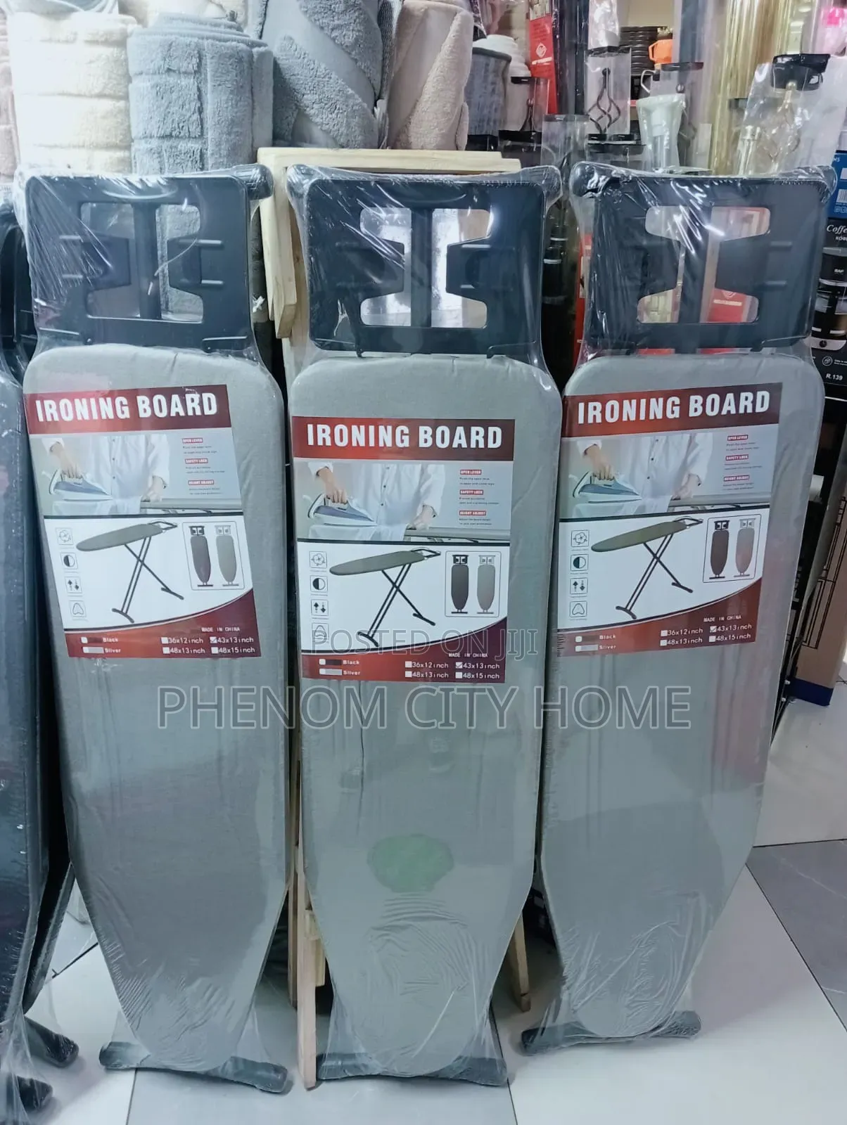 Full Side Modern Metallic Ironing Board