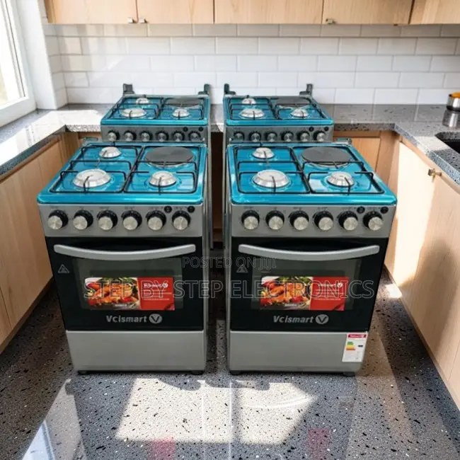 Auto Ignition 3 Gas Burners +1 Electric Free Standing Cookers