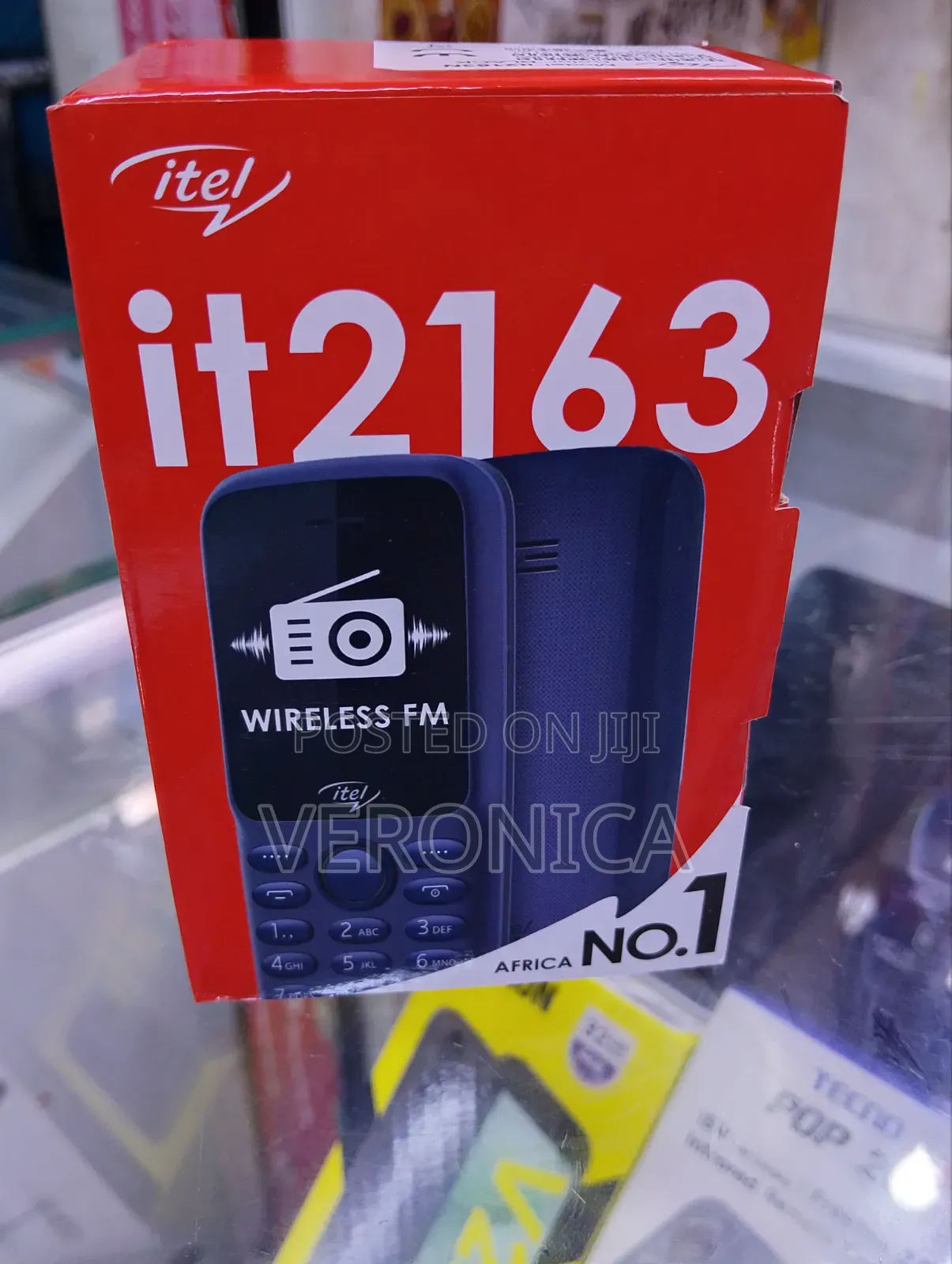 New Itel it2163 Black