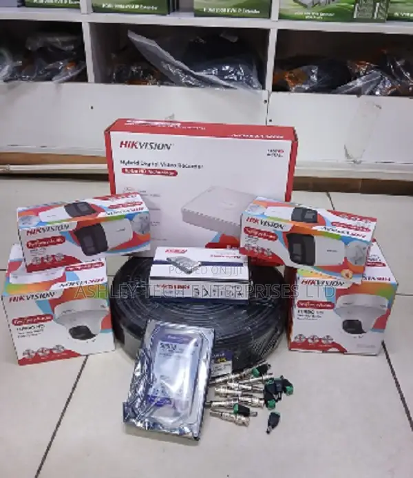 Hikvision 4CH Smart HD CCTV Security Kit With Audio