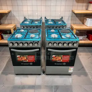 Spacious Cooktop 3 Gas Burners +1 Electric Free Standing Cookers