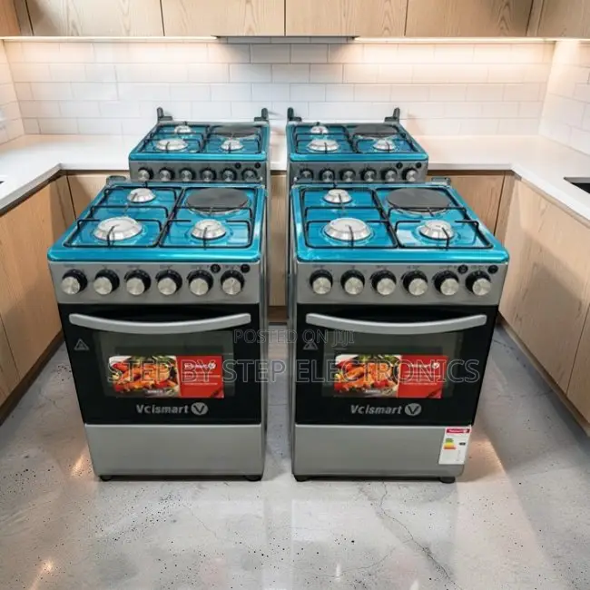 Strong Metal Body 3 Gas Burners +1 Electric Free Standing Cookers