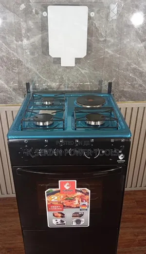 50×55 Euroken 3+1 Standing Cooker With Electric Oven/Cooker