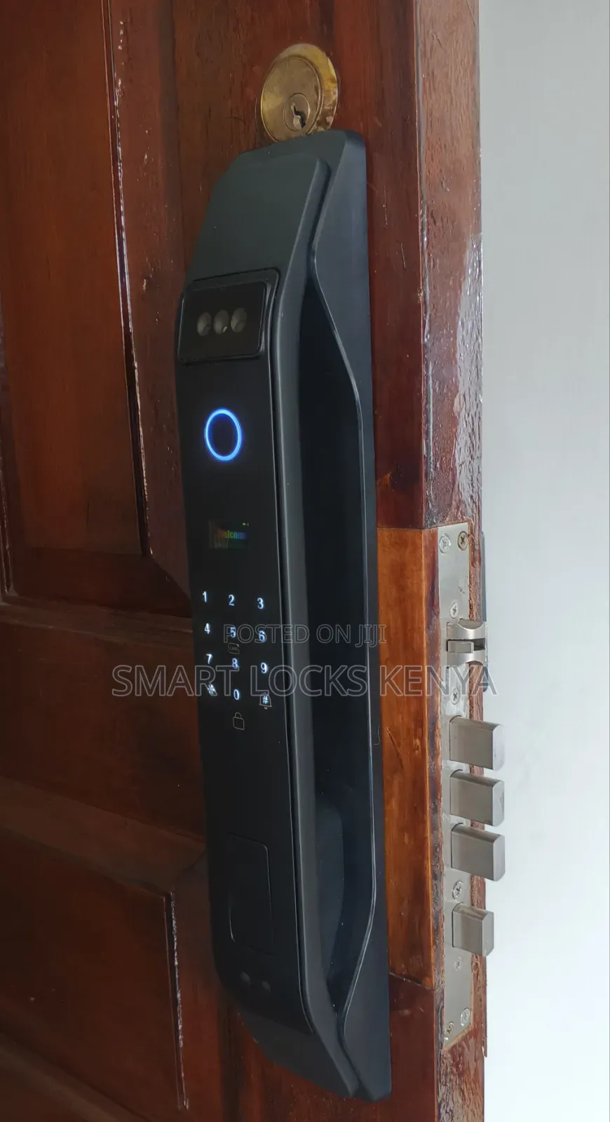 Smart Lock 3D HD Camera Face Recognition Fingerprints Password