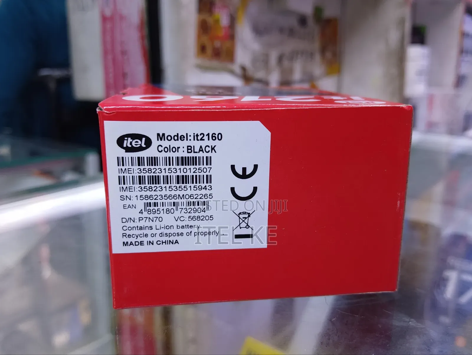 New Itel it2160 32 GB Black