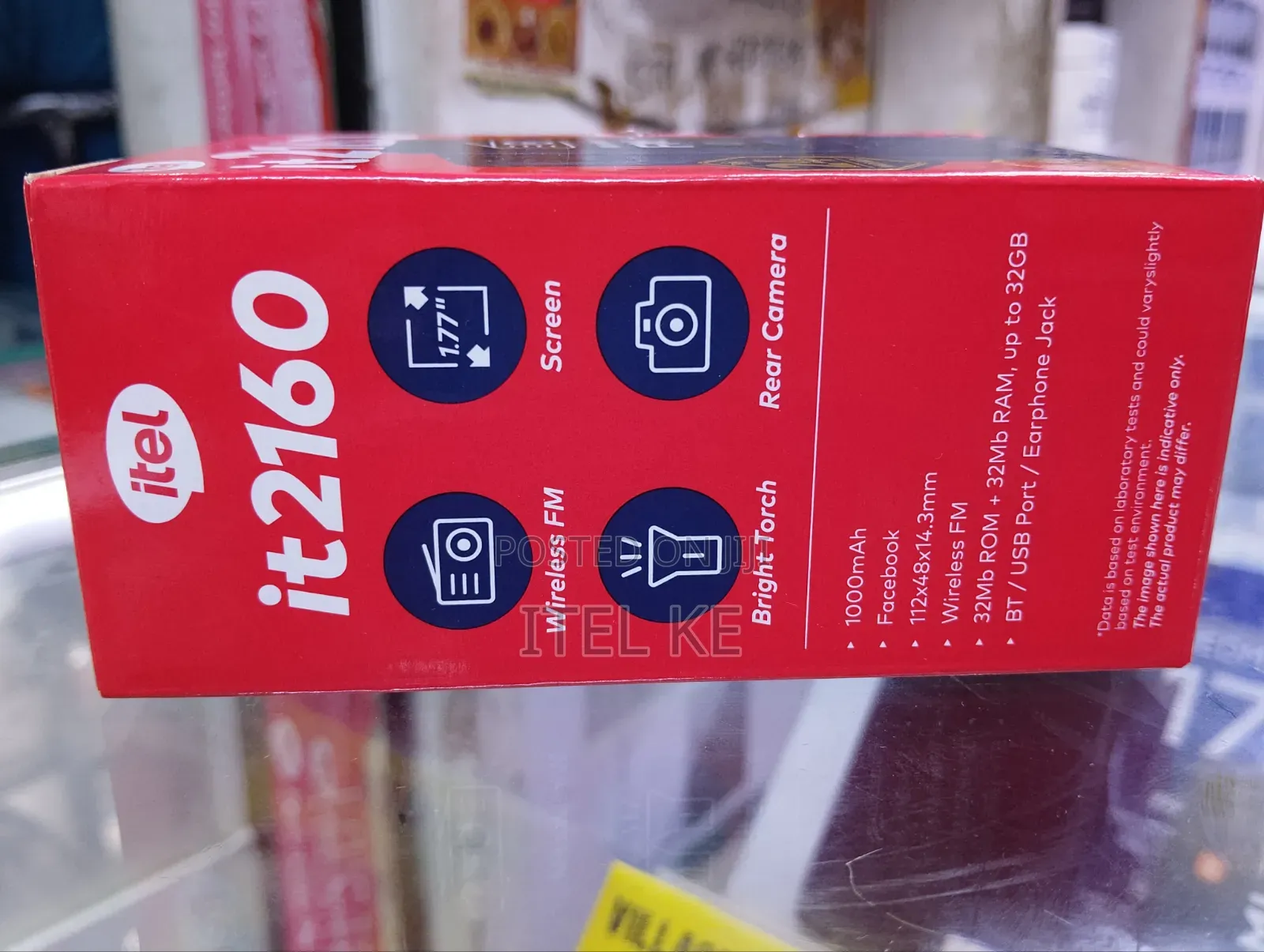 New Itel it2160 32 GB Black