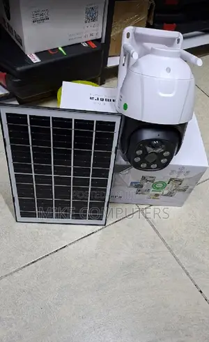 Single viewV380 Pro Solar Powered Dual Lens 4G SIM Card CCTV Camera