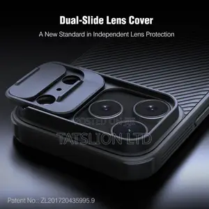 Nilkin for iPhone 18 Pro Max Case With Slide Camera Cover