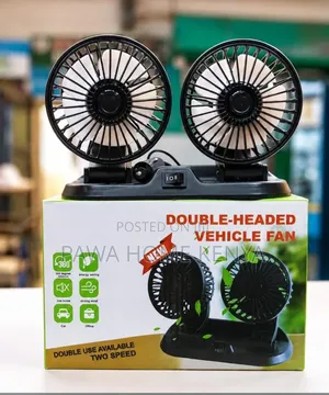 Double Headed Vehicle Fan