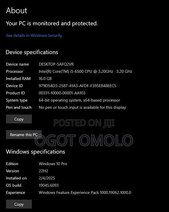 Desktop Computer Asus 16GB Intel Core i5 HDD+SSD 1T - thumbnail 5