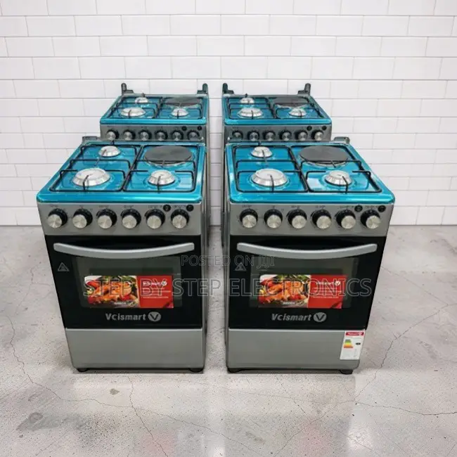 Steel Body 3 Gas Burners +1 Electric Free Standing Cookers