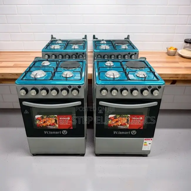 Steel Body 3 Gas Burners +1 Electric Free Standing Cookers