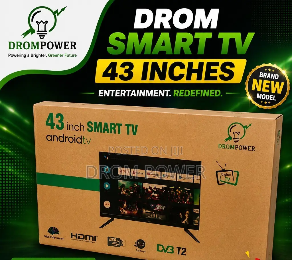 43 Inches Drom Smart Android TV
