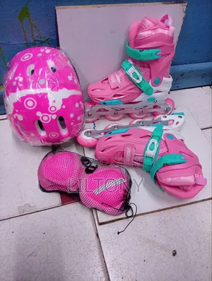 Skates (Bright Pink) 34-39 Inline Wheels