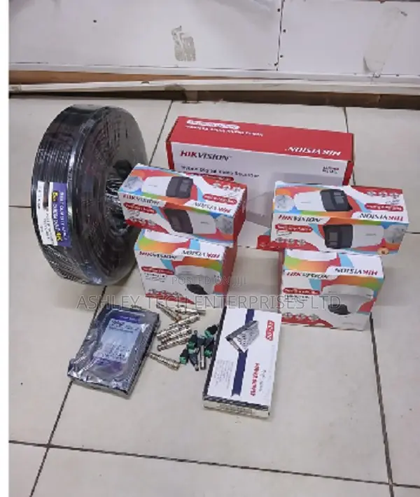 Hikvision 4 Camera Turbo HD Security System With Audio