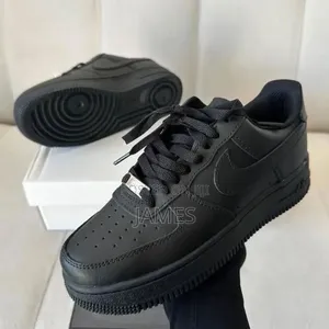 Nike Air Force 1 - Classic Triple White Triple Blackall Sizes