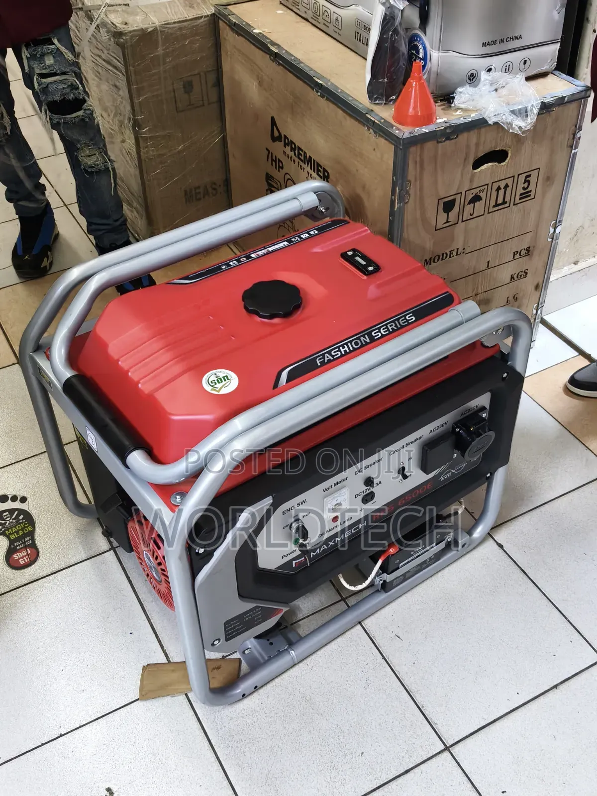 Maxmech 6.3kva Petrol Engine Generator/6.9kva Maximum Petrol Generator
